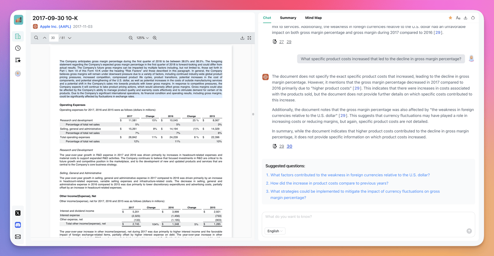 Chat2Report - Financial Report Analysis Tool - Image 3